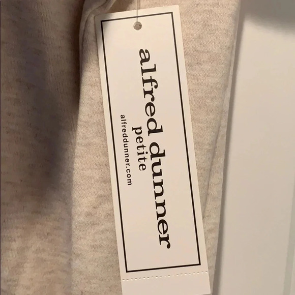 Alfred Dunner Tan Embroidered Studded Top - Picture 6 of 11